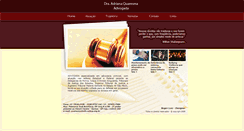 Desktop Screenshot of draadrianaquaresma.adv.br